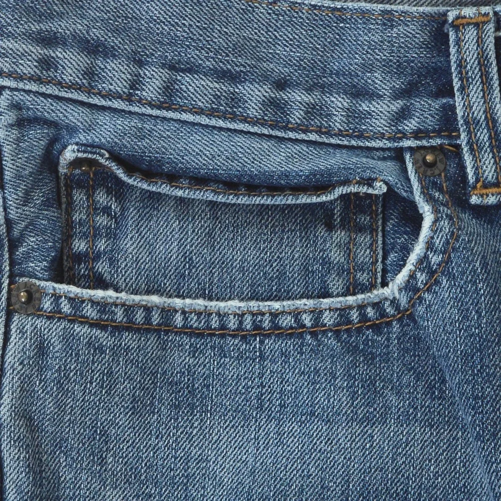 J. Crew Mens 33W 30L Vintage Slim Straight Blue‎ Denim Jeans Pants